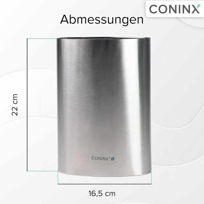 Ножовий блок підходить для всіх кухонних ножів  22,6 х 16,4 х 7 см Coninx