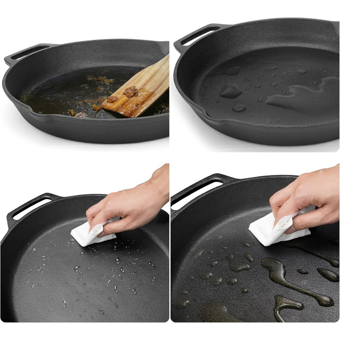 Чавунна сковорода 35 см onlyfire