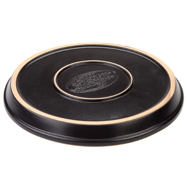 Блюдо для гриля с круглой решеткой круглое, 32 см, черное, BLACK EDITION Römertopf BBQ Römertopf