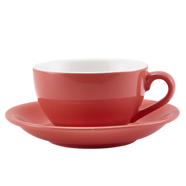 Блюдце 13.5 см, коралловое, Coral, Color Tea, GenWare