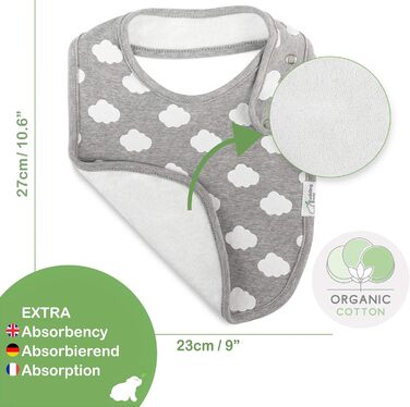 Набір із 5 слюнявчики для дітей Budding Bear