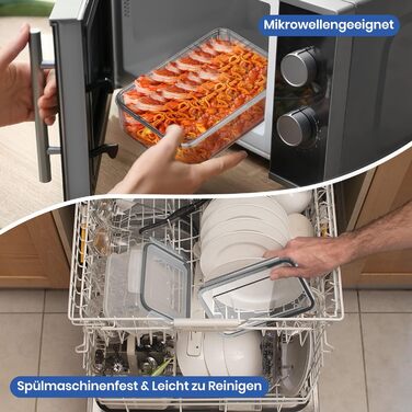 Набір прозорих контейнерів, 12 предметів, TUSEASY