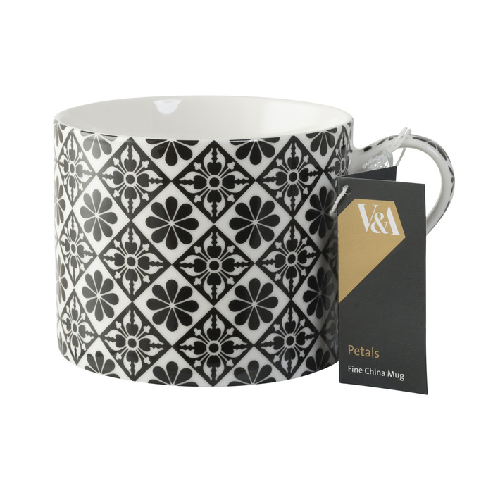 Чашка для чая CreativeTops Encaustic Tiles 'PETALS', фарфор, 450 мл