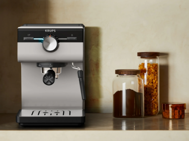 Кофеварка эспрессо Krups XP381810 OPIO GREY (7076116)