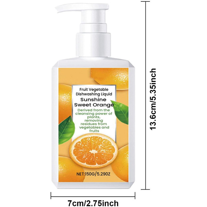 Засоби для миття овочів та фруктів 150 г TEMOOUES