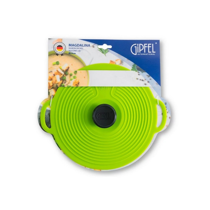 GIPFEL Крышка силиконовая MAGDALINA, диаметр 23см. Цвет зеленый 2632 GIPFEL