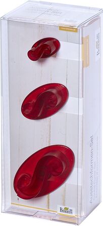 Набір штампів для тесту вигляді вензелів, 3 предмета, RBV Birkmann