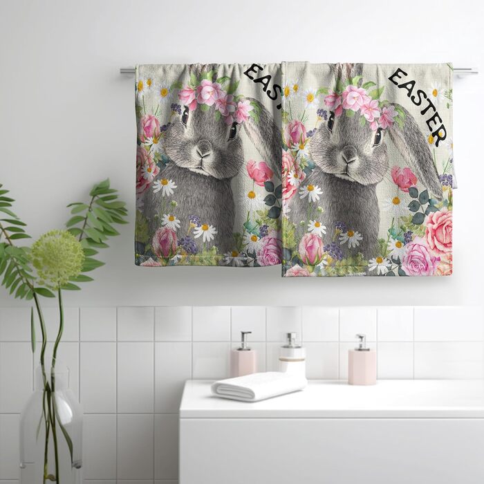 Різдвяні кухонні рушники Kwlegh, рушник для рук, різдвяна ялинка, цукерка-тростина, сніжинка, рушник для пальців, набір з 2 шт. , милий чоловічий банний рушник, високопоглинаючі рушники, 36 x (великодній-b)