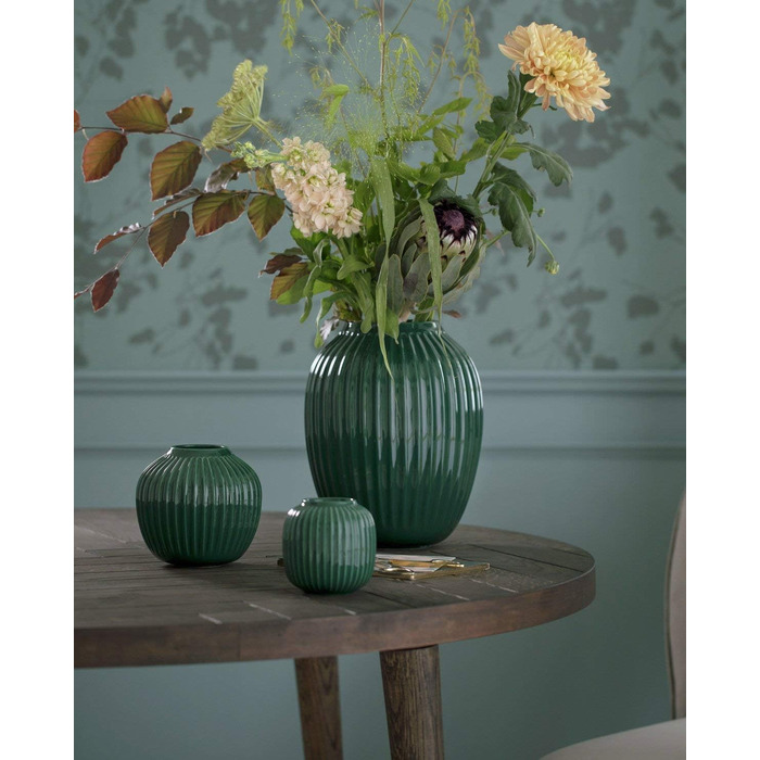 Ваза 13 см, зелена Hammershøi Kähler
