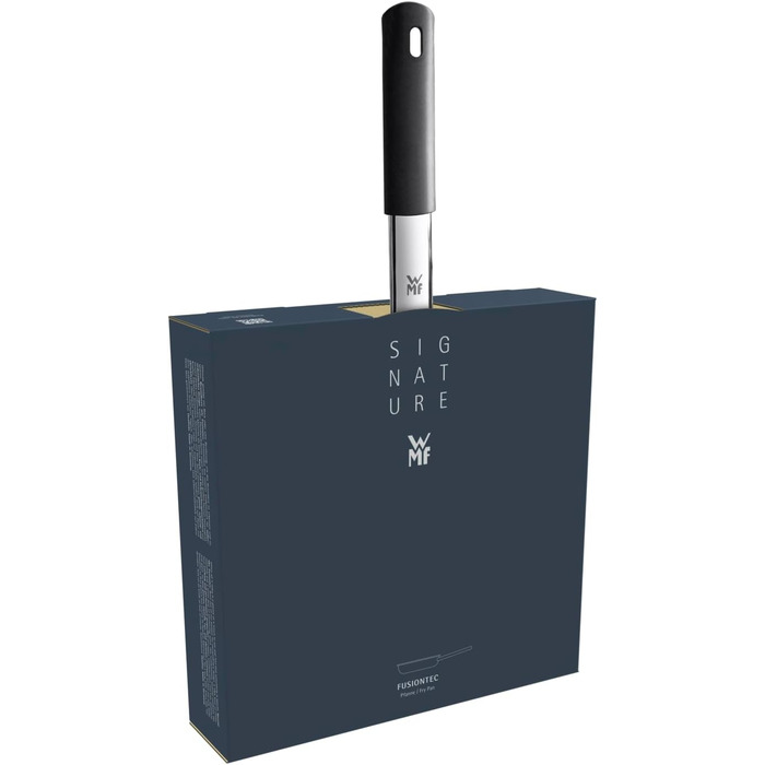 Індукційна мінеральна сковорода WMF Fusiontec 28 см, з ручкою, високотехнологічна кераміка, знімне термозахисне силіконове покриття, стійке до подряпин, (сіра, 24 см)