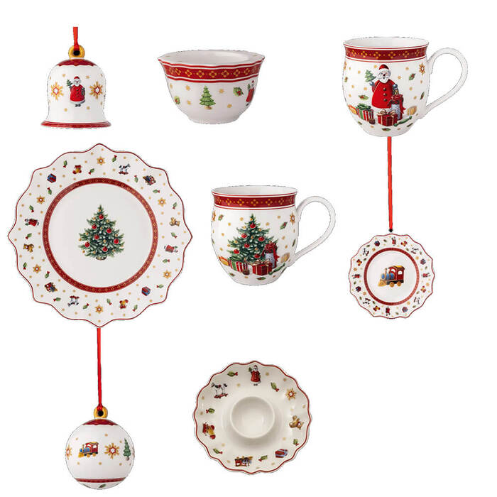 Набір столового посуду на 2 персони, 24 предмети в подарунковій упаковці. Адвент-календар Toy's Delight Villeroy & Boch