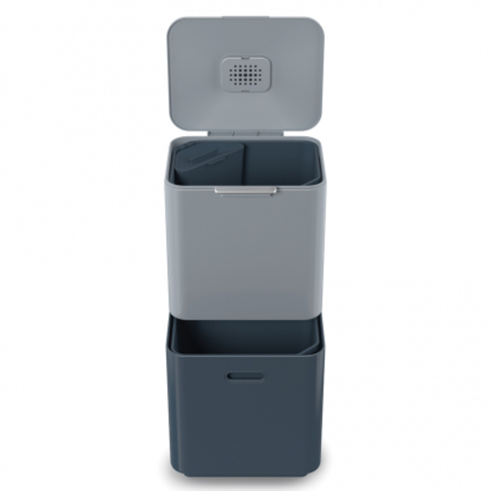 Контейнер для сміття з двома баками 60 л Totem Max Sky Joseph Joseph