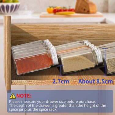 Подставка для специй на 4 уровня раздвижная, черная JESIFFY