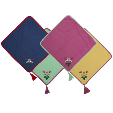 Набір із 4 серветок CreativeTops Festival Folk, 100% бавовна