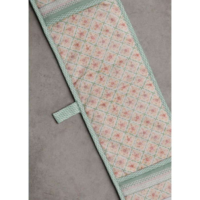 Рукавички для духовки Maison d&39 Hermine, Прихватки, 100 бавовна, термостійкі кухонні рукавички, рукавички для духовки (19 см x 33 см) та прихватки (20 см x 20 см) для приготування їжі, Морзін - Рукавички для духовки на День подяки/Різдво (19 x 33 см) та