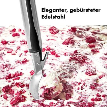 Ергономічна ложка для морозива OXO Good Grips з ежектором нержавіюча сталь 11,7 x 26,7 см, курок (вигнута, сталь)