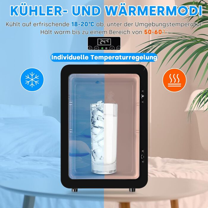 Міні-холодильник 10 л чорний Enventor