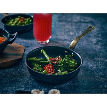 Сковорода для подачи 15.5*4 см, 600 мл, круглая, металлическая, Black Vintage Steel, GenWare