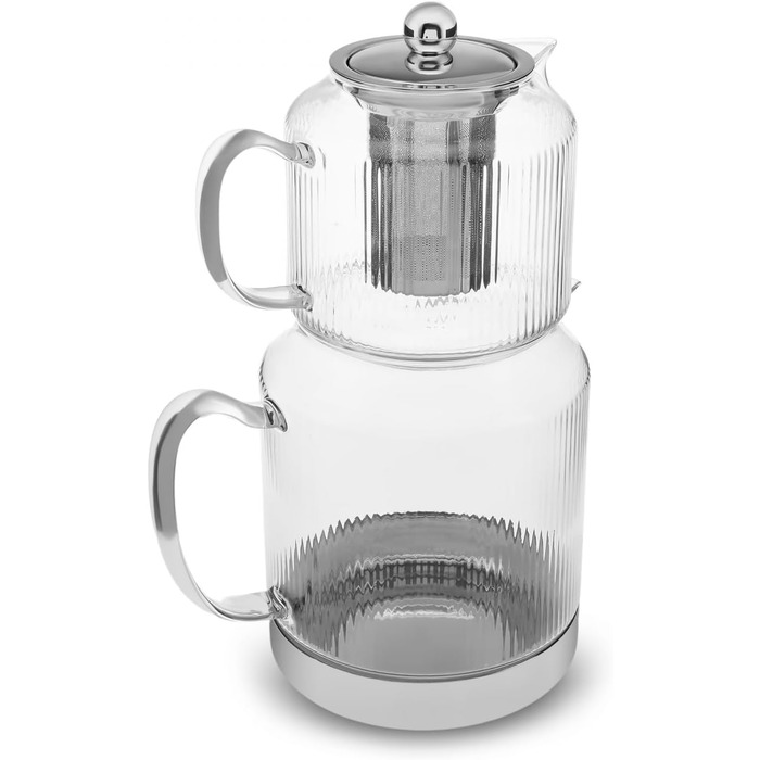 Чайник із боросилікатного скла 0,6 та 1,5 л KARACA