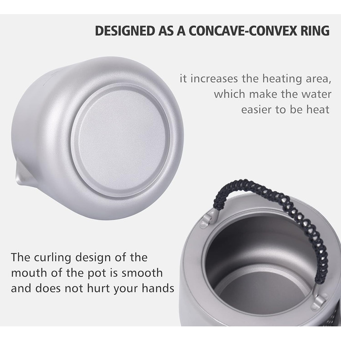 Титановый чайник с фильтром 1.4л. iBasingo