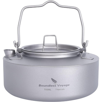 Чайник зі складною ручкою 700 мл. Voyage Titanium Ti3100D