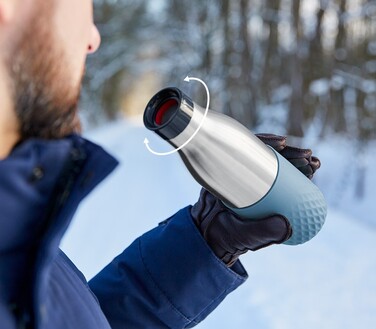 Tefal Термобутылка Bludrop soft touch, 500 мл, нержавеющая сталь, синий