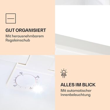 Міні-холодильник 30 л білий Klarstein