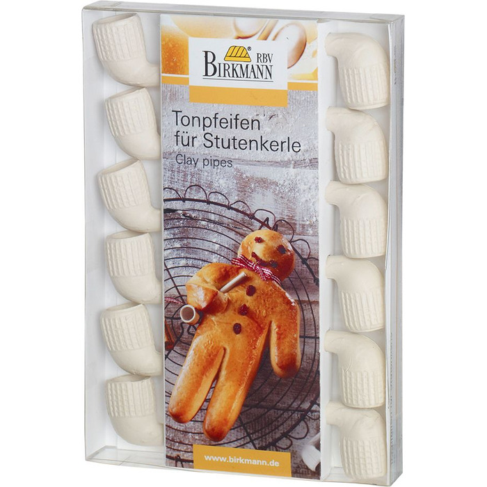 Набір трубок для Штутенкерля, 12 предметів, 1,8 x 9 x 2,7 см, білий, RBV Birkmann