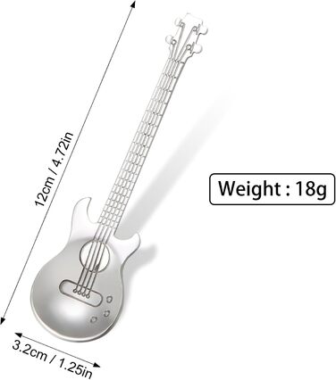 Матові чорні чайні ложки BEWOS, 16 шт. , ложки з нержавіючої сталі 13,7 см / 5,39 дюйма, чудова серія кавових ложок, десертні ложки, які можна мити в посудомийній машині, ідеально підходять для дому, ресторанів, вечірок тощо (кольорові ложки для гітари, 1