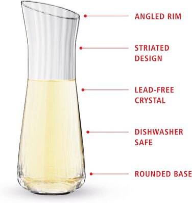 Набор из 4 бокалов для белого вина, хрустальный бокал, 440 мл, Spiegelau LifeStyle, 4450172 (графин)