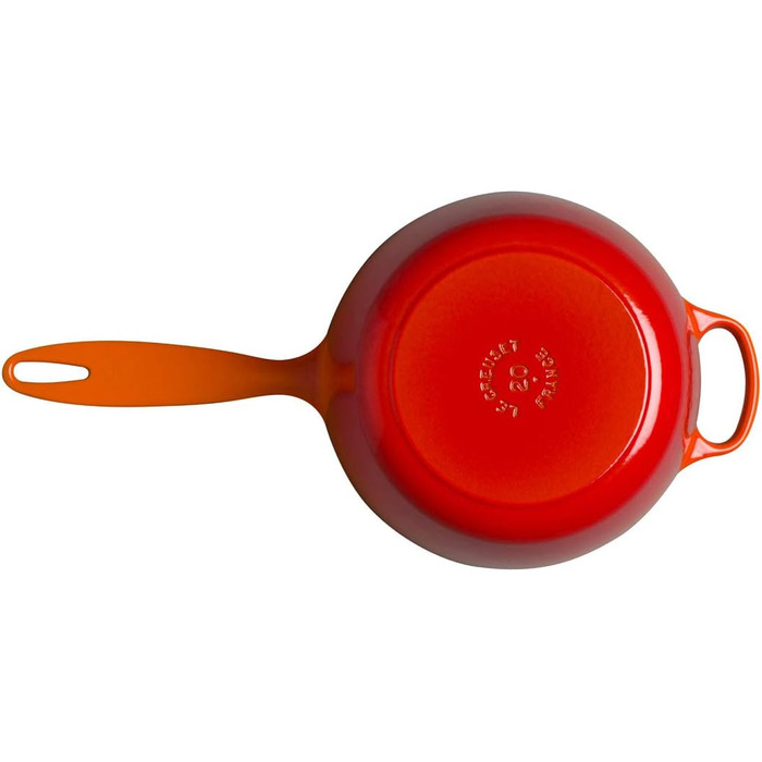 Чавунний сотейник Ø 20 см, 2,5 л з кришкою, полум'яно-червоний Signature Le Creuset