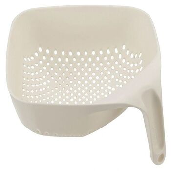 Друшляк квадратний з ручкою Joseph Joseph Square Colander, білий, 19,1 х 20,5 х 11,4 см