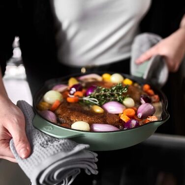 Сковорода чавунна 24 см м'ятний Springlane Kitchen