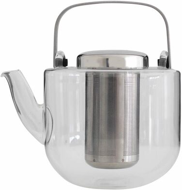 Чайник со вставкой ситечка, стеклянный с термостойким ситечком 1,3 литра Viva Scandinavia