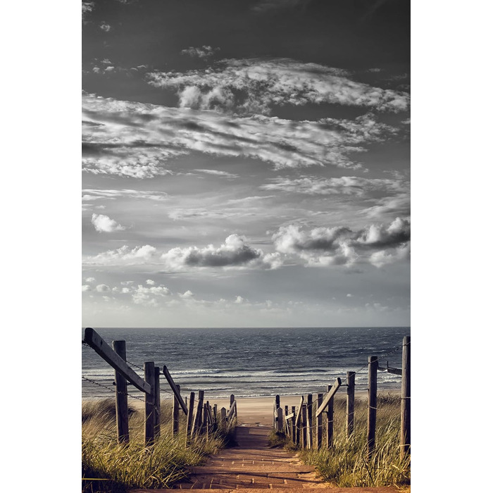 Скляна картина біля моря 60 x 80 см Pixxprint