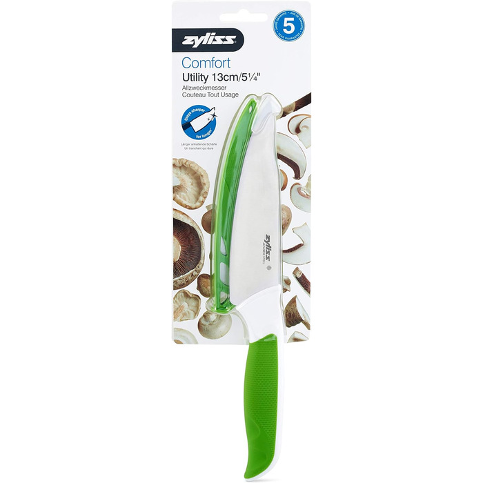 З обробними дошками, японська нержавіюча сталь, різнобарвний, ніж для чищення овочів, ніж для чищення, ніж для чищення овочів, обробні дошки, можна мити в посудомийній машині, 920249 Comfort