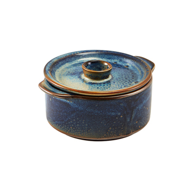Міні-каструлька 10.4х12.6 см, 236 мл, Terra Porcelain Aqua Blue, GenWare