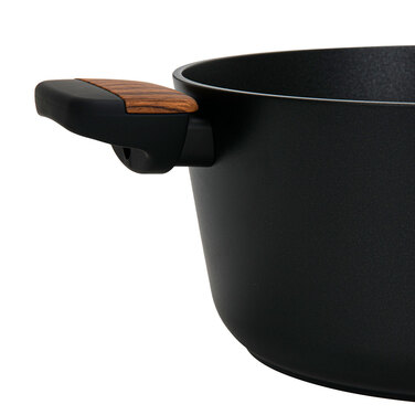 Каструля Fissman FEORELLA 24x11,5 см 4,43 л зі скляною кришкою алюміній з антипригарним покриттям (14514)