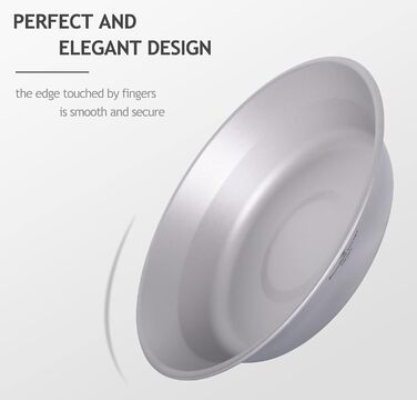 Титановая тарелка Чаша Кемпинг Набор посуды Легкая кухонная утварь на открытом воздухе Портативный дорожный поднос для пикника Тарелка Чашка Прочные столовые приборы с сумкой для переноски (Ti1112T Bowl)