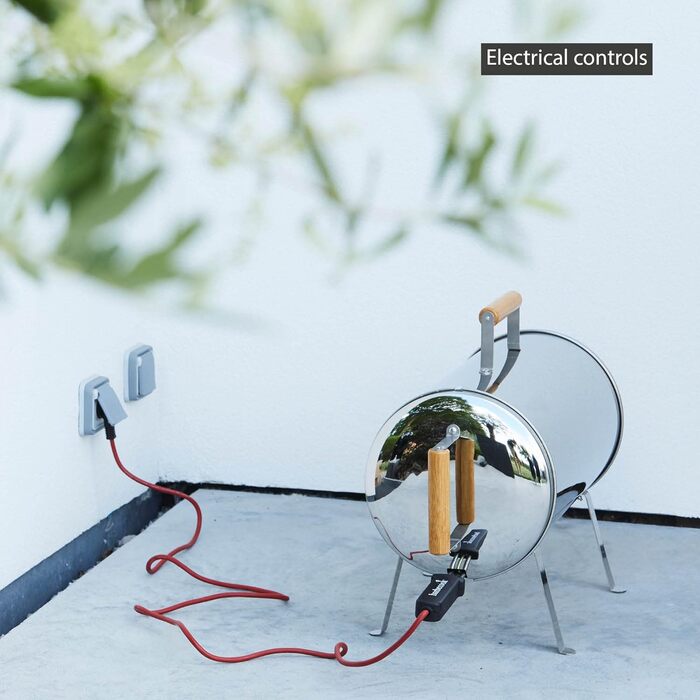 Електрична коптильня barbecook Otto 2.0 для теплого копчення, нержавіюча сталь, (64 x 26 x 36 см)