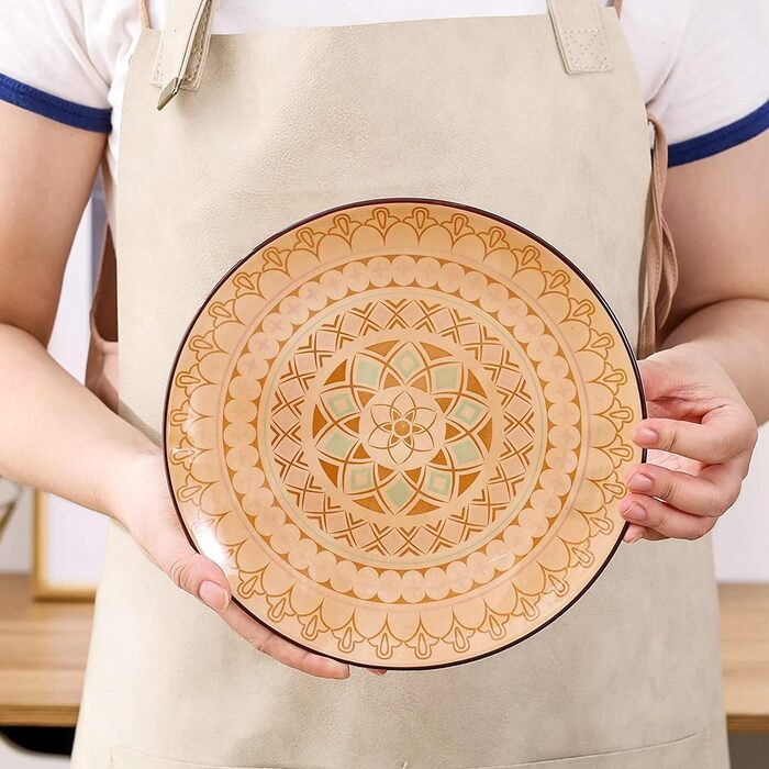 Порцелянова десертна тарілка для торта vancasso, 8 шт. 21,5 см