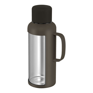 Термос 1,2 л з ручкою, нержавіюча сталь, шоколадний колір Thermo Plus Zwilling