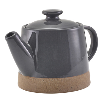 Чайник 480 мл, сірий, Kava Dark Grey Stoneware, GenWare