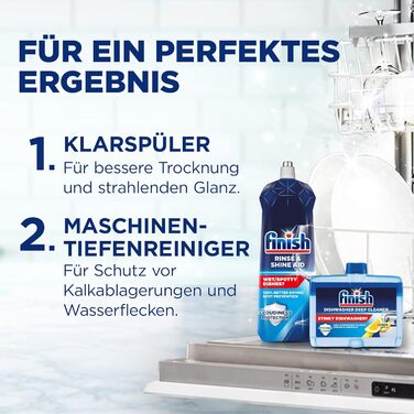 Таблетки для посудомоечной машины без фосфатов 180 таблетками Finish