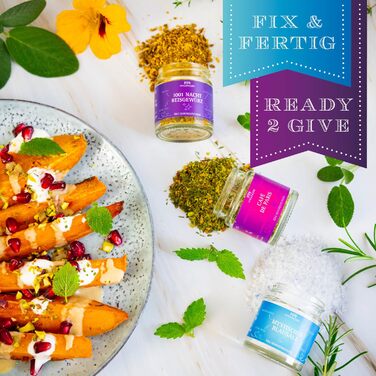 Класичний набір спецій Hallingers - 1 - Подарунковий набір спецій ручної роботи, 12 спецій з усього світу (Набір) - Літній подарунок та ідеальний подарунок для барбекю Подарунок для нової домівки &quotВітаємо дружбу&quot Класичні спеції., 12 спецій (73603