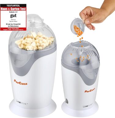 Машина для попкорну 1200 Вт, біло-сірий PM 3635 Clatronic