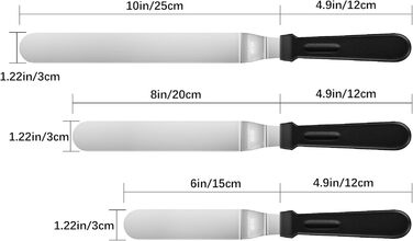 Набор кузонных лопаток для декорирования тортов G.a HOMEFAVOR