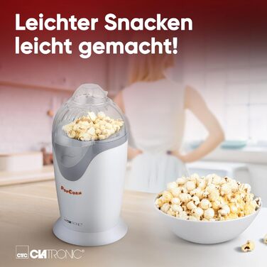 Машина для попкорну 1200 Вт, біло-сірий PM 3635 Clatronic