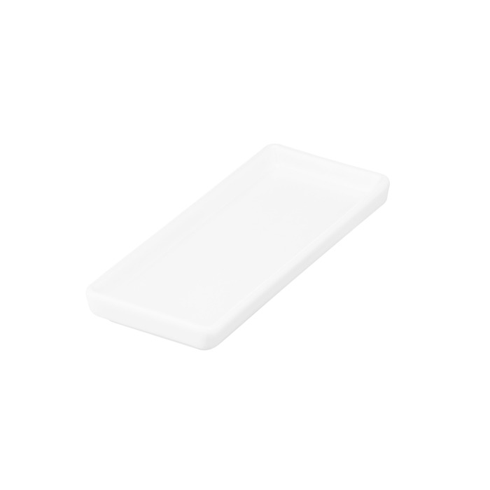 Підставка Ardesto Prato, 14х6см, порцеляна, прямокутна, білий