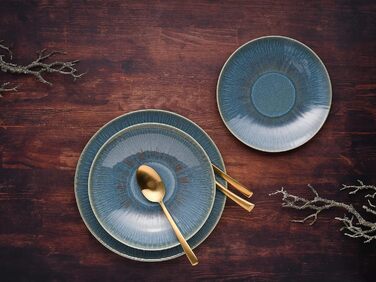 Набір тарілок на 6 персон, 18 предметів, зелений Sea Breeze Creatable